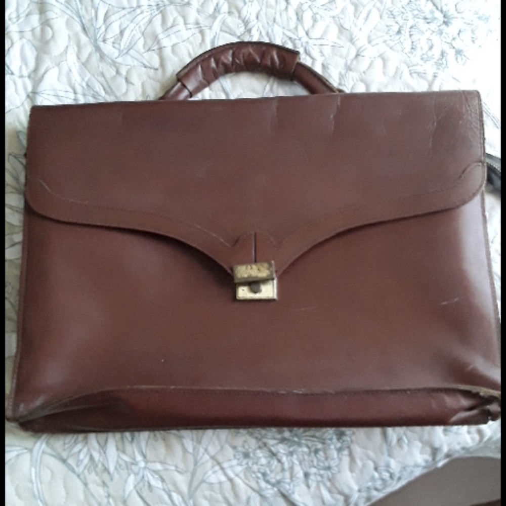 Vintage Leather Briefcase